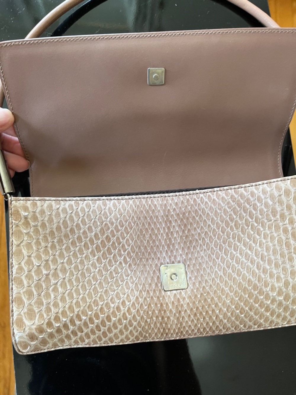 Vintage Gucci Snake Shoulder Bag - Picture 3 of 11
